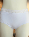 White Briolette Duo - right side pocket
