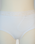 White Briolette - right side pocket